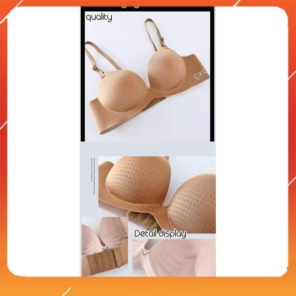 [Hàng mới về] Áo lót nữ su đúc không gọng nâng ngực họa tiết ô vuông nhí, chip A5049