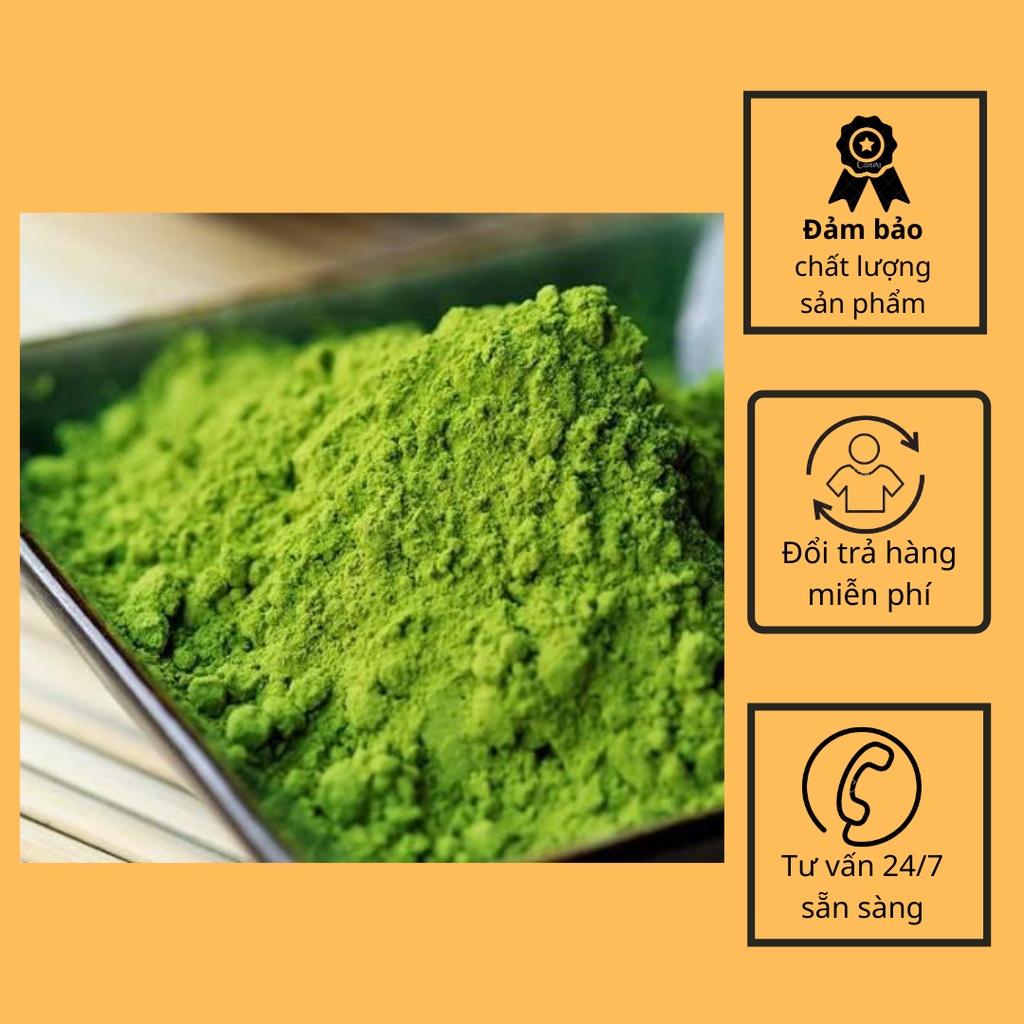 Bột Trà Xanh Matcha, 100gr Nguyên Chất 100%, Đắp Mặt Hanmade