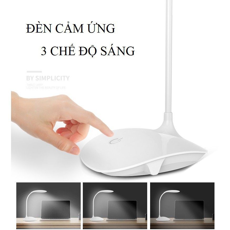 [XK][FREESHIP] ĐÈN ĐỂ BÀN CẢM ỨNG T301, D35 3 CHẾ ĐỘ SÁNG - T308 KIÊM HỘP ĐỰNG BÚT [HCM]