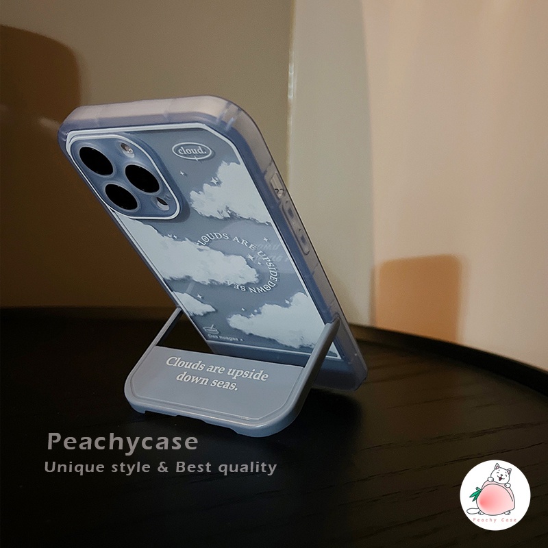 Ốp Điện Thoại TPU Mềm Chống Sốc Mặt Nhám Kèm Giá Đỡ Tàng Hình Cho iPhone 13 12 Pro Max 11 Xr Xs Max X 7 8 Plus