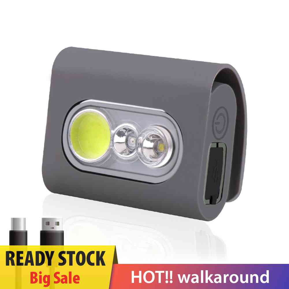 Đèn LED Kẹp Chạy Bộ Chống Nước 5 Chế Độ XPG + COB