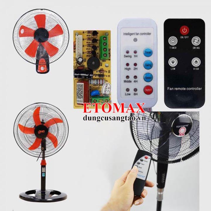 Mạch điều khiển quạt từ xa TOMAX V2