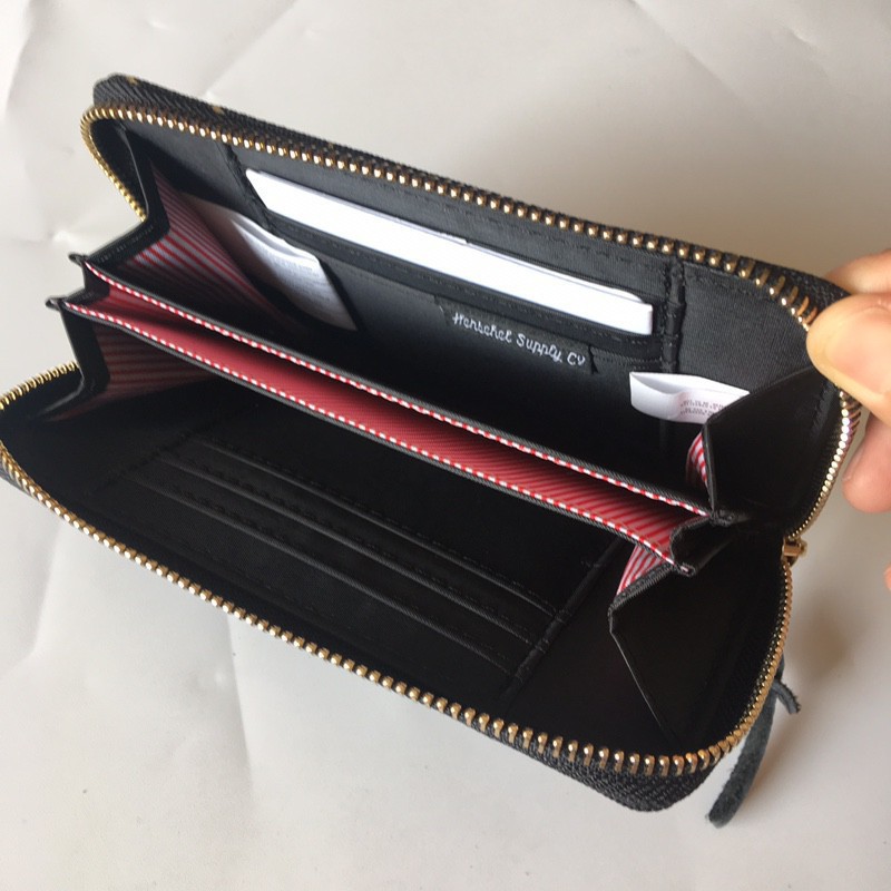 Ví da dài ví có dây kéo Ví đựng thẻ