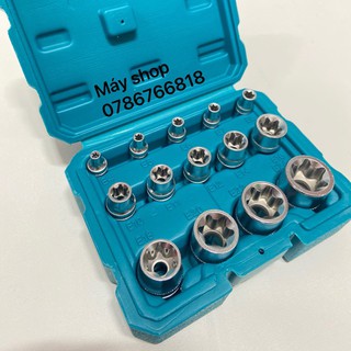 Thktets0114 bộ 14 đầu tuýp loại e total