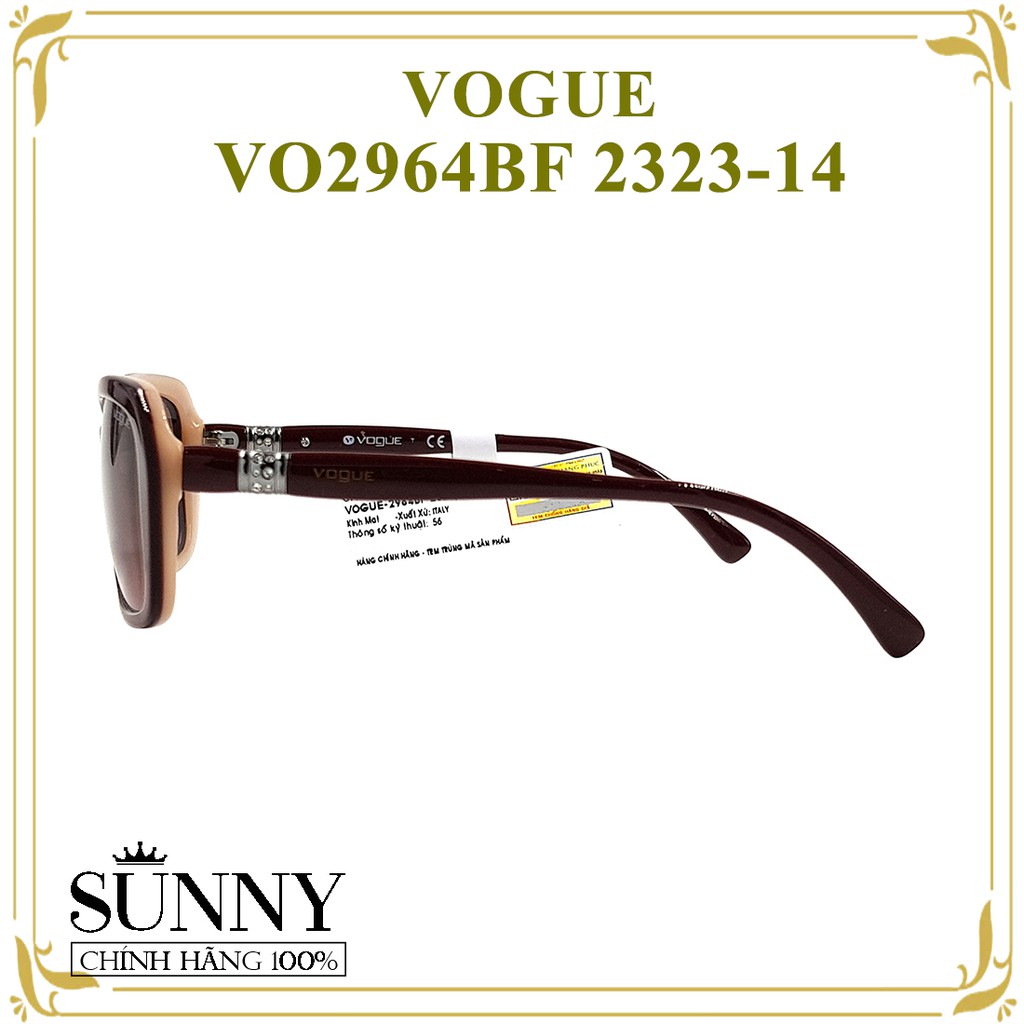 VO2964BF 2323-14 - Kính mát Vogue chính hãng Italia, bảo hành toàn quốc