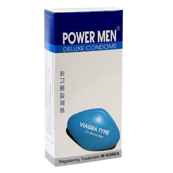 [Chính Hãng] Bao cao su Power Men Viagra loại có thuốc kéo dài thời gian - [Siêu Rẻ]