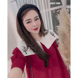 Áo cổ thêu bigsize 60 đến 90 kg