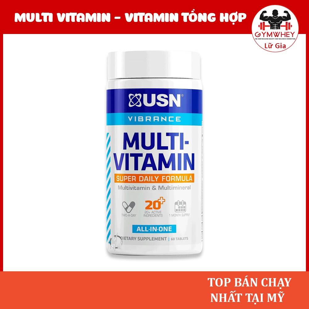 USN Multil Vitamin,Vitamin Tổng Hợp Tăng Sức Đề Kháng, Phát Triển Sức Khỏe Toàn Diện