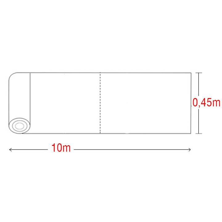 10m giấy dán tường nhà bếp phòng ngủ 1 màu loại dày dặn sẵn keo dễ sử dụng khổ rộng 45cm dvg