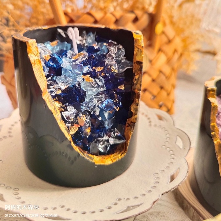 Nến Thơm Pha Lê Tinh Dầu Thiên Nhiên Quà Tặng Giáng Sinh, Sinh Nhật