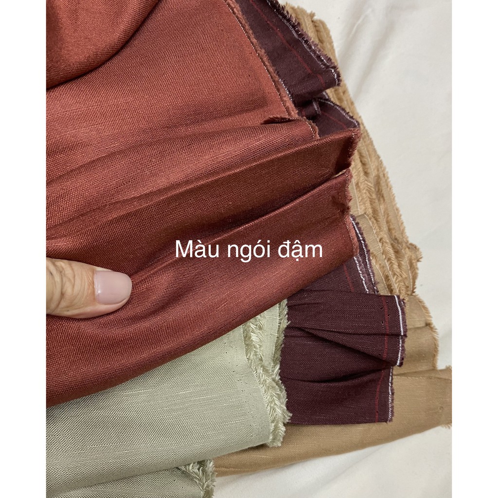 Vải Linen Ướt Khổ 1m4 Siêu Đẹp