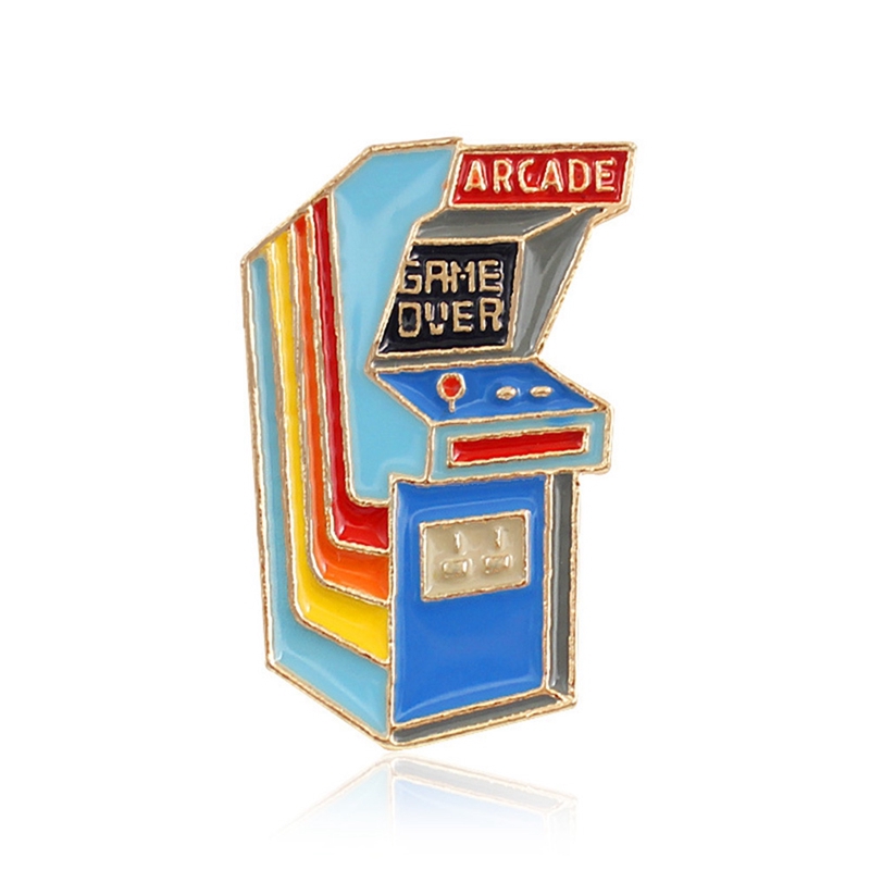 Nuserw Ghim cài áo hình máy chơi game Arcade cổ điển