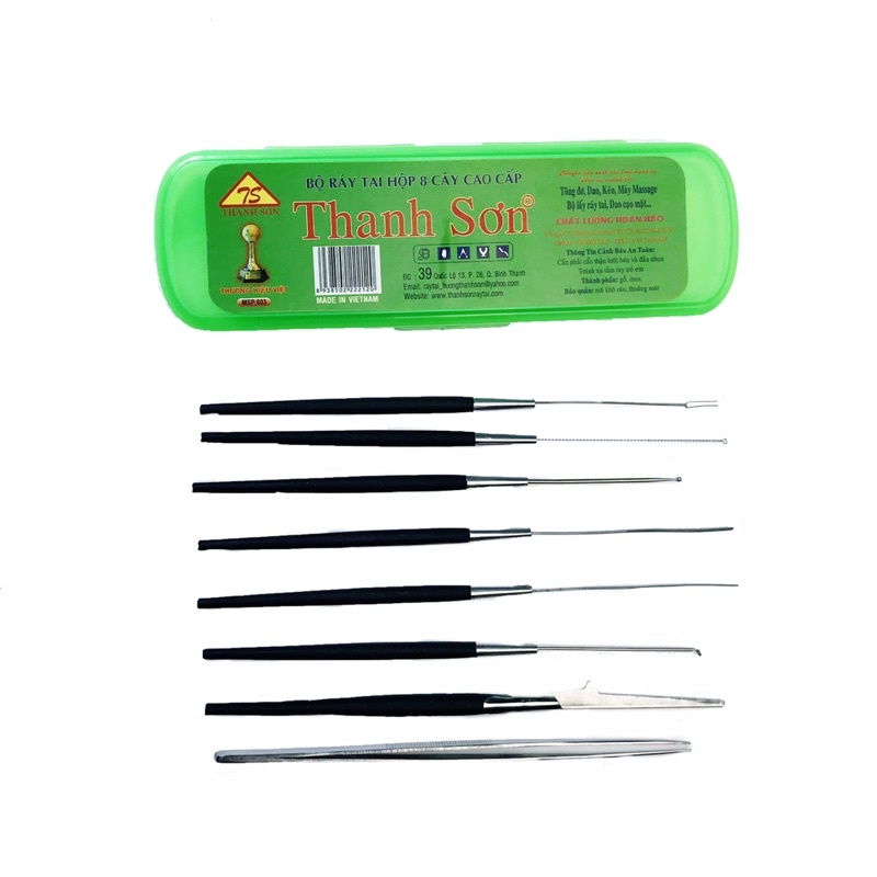Bộ Ráy Tai Chuyên Nghiệp 8 Món