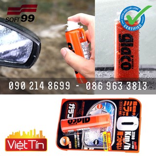 Bình xịt Nano Glaco 40ML Xịt phủ chống bám nước kính chiếu hậu - Chính hãng Soft99