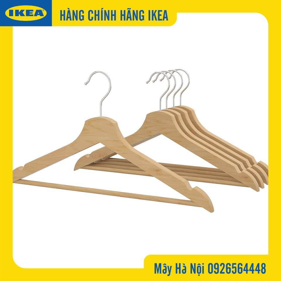 Bộ mắc áo gỗ IKEA