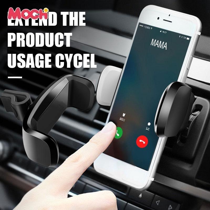 Giá giữ điện thoại gắn lỗ thông gió xe hơi | BigBuy360 - bigbuy360.vn