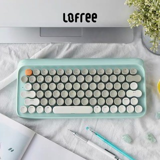 Bàn phím cơ không dây bluetooth LOFREE màu xanh pastel CHÍNH HÃNG bản giới hạn