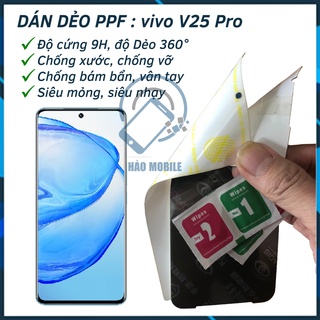 Dán Dẻo PPF cho vivo V25 Pro trong suốt và chống nhìn trộm