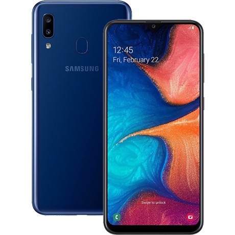 Điện thoại Samsung Galax A20 32GB Ram 3GB Màu Xanh