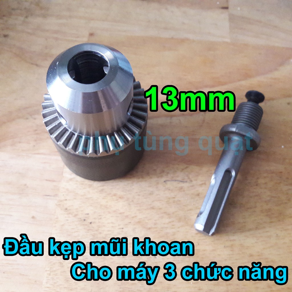 Đầu kẹp mũi khoan13ly cho máy đục 3 chức năng 2-26 makita BOSCH HP - phụ tùng dụng cụ cầm tay