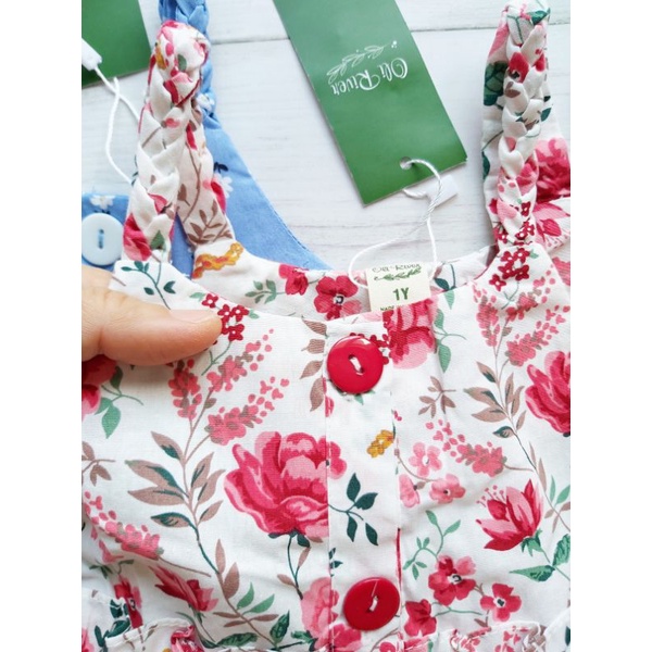 Váy đầm 2 dây dáng xòe chuẩn hãng Oli river