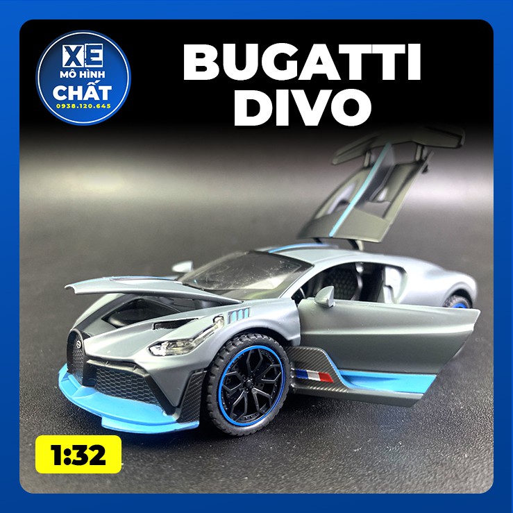 Xe Mô Hình Tĩnh Bằng Kim Loại Bugatti Divo tỷ lệ 1:32