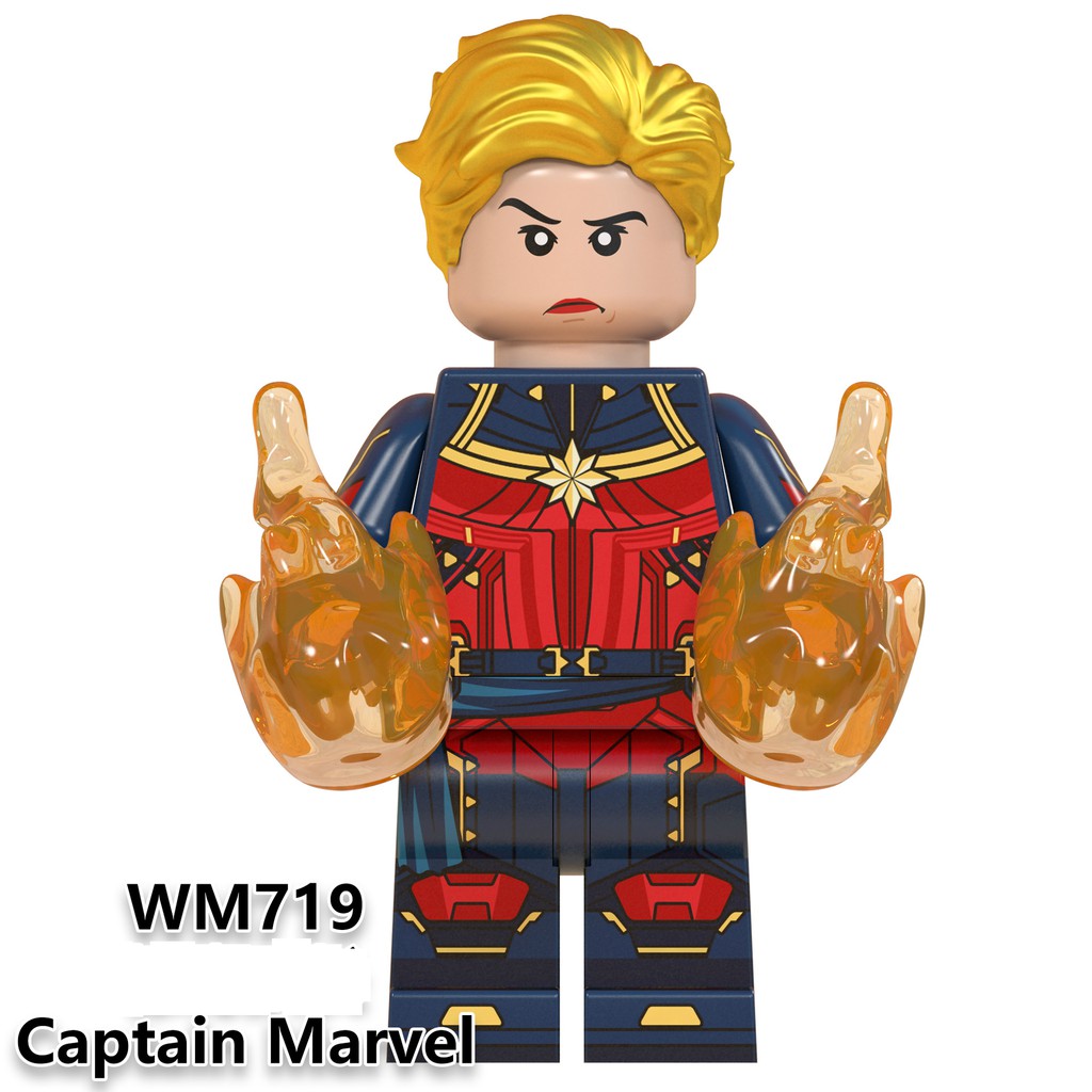 Minifigures Marvel Các Nhân Vật Thor Iron Man Captian Ant Man War Machine Wasp WM6063