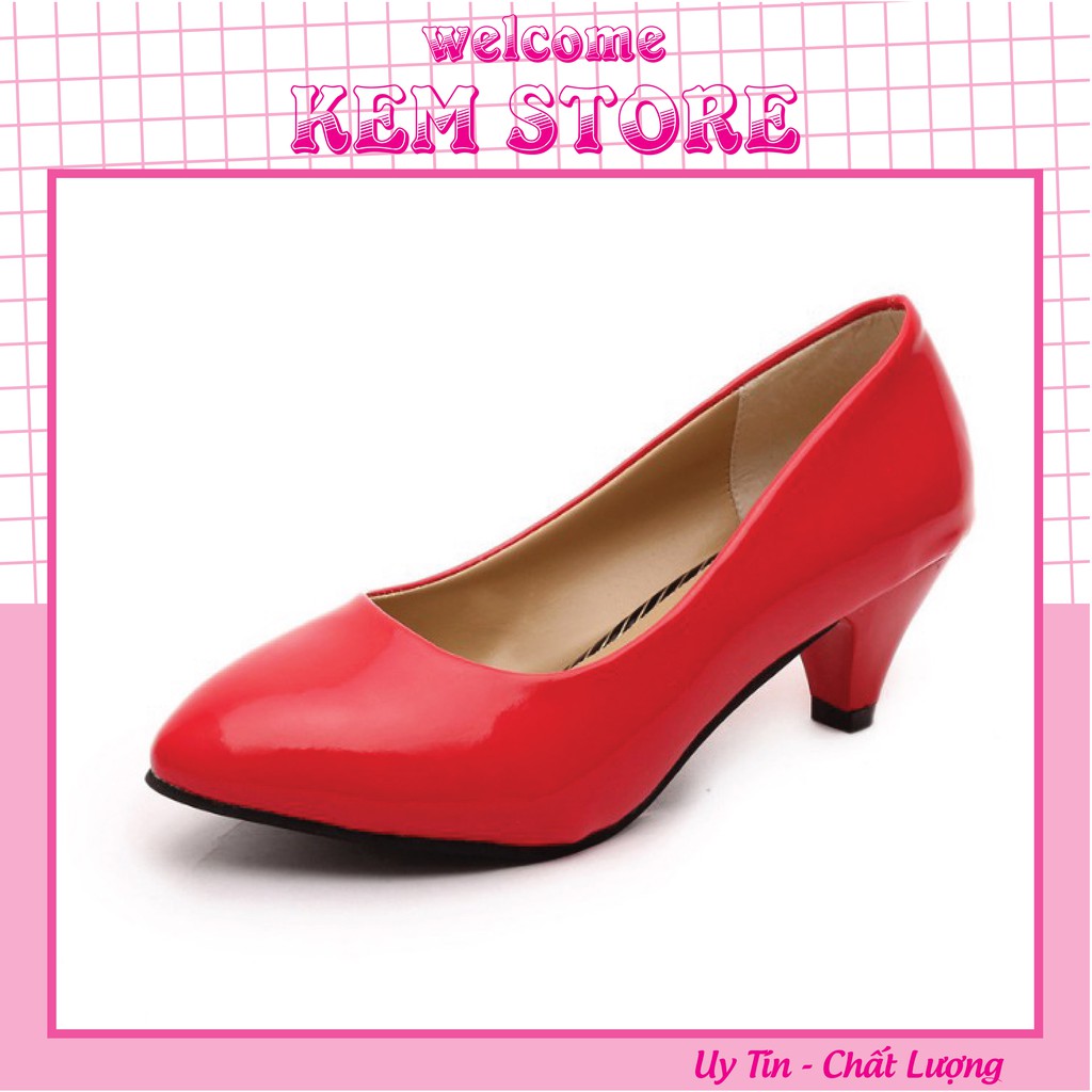 Giày Cao Gót công sở 5cm Basic Êm Chân