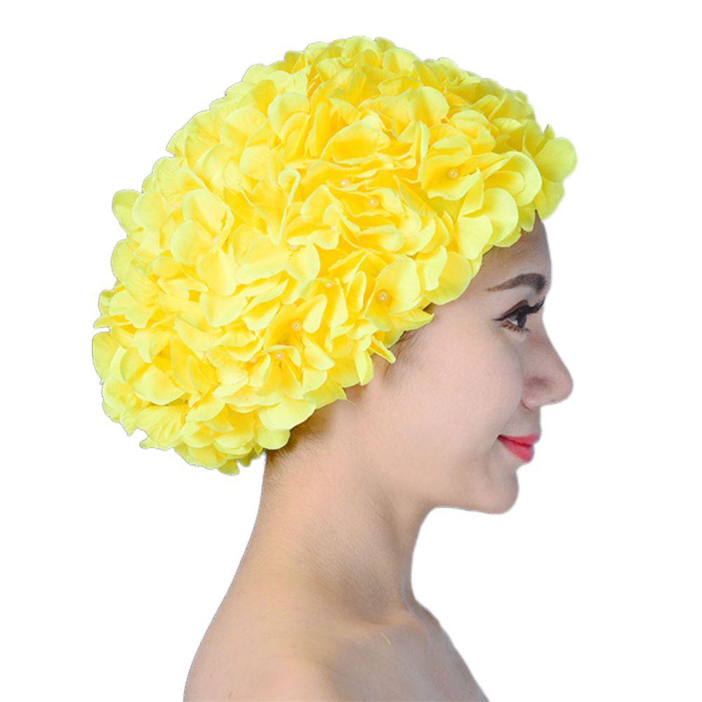 Mũ Bơi Co Giãn Thoáng Khí Free Size Phong Cách Vintage