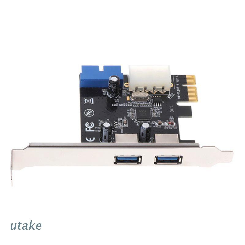 Card Mở Rộng Utake Usb 3.0 X2 Pci-E 19pin Pcie 4pin | BigBuy360 - bigbuy360.vn