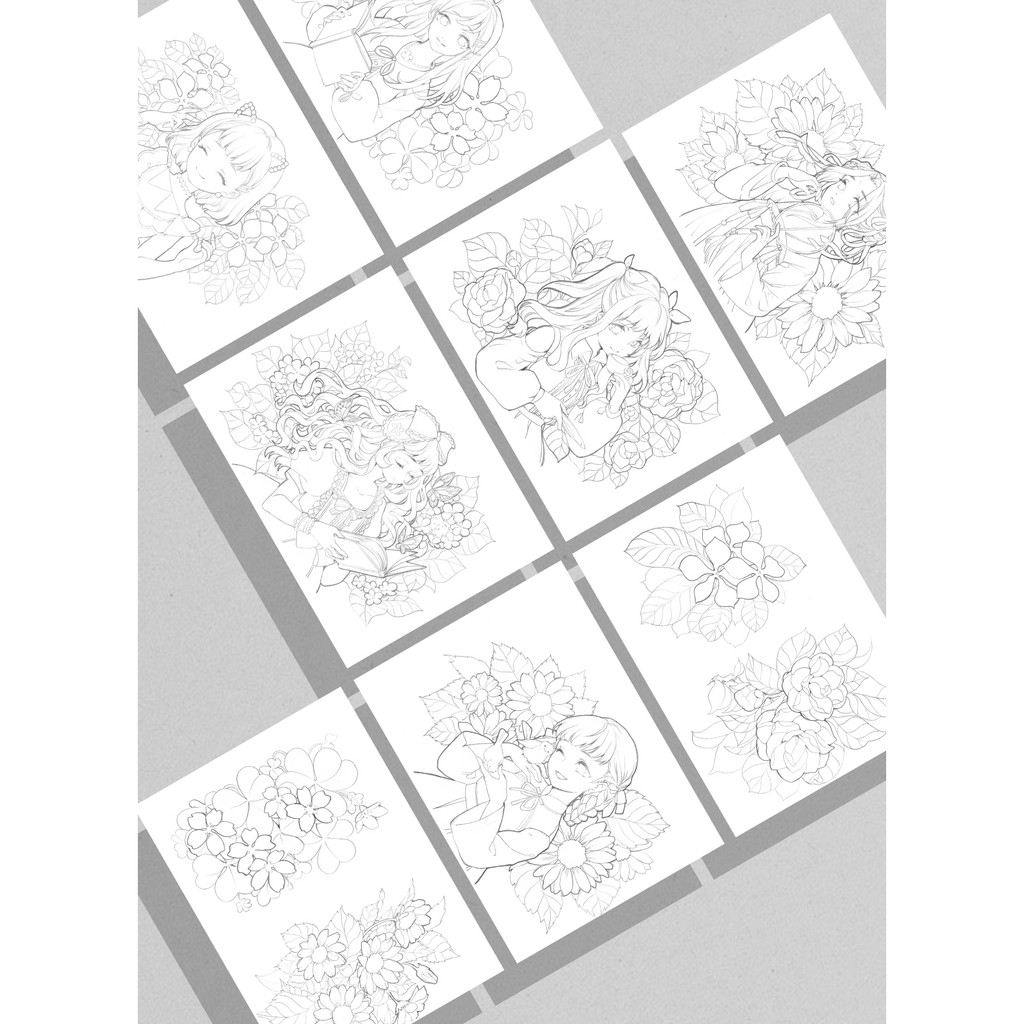 [MnM] Line art &quot;Chân dung&quot; của họa sĩ Banyan (300gsm)