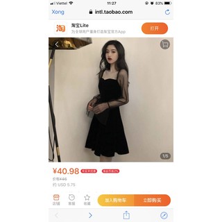 Váy tay ren dáng đẹp