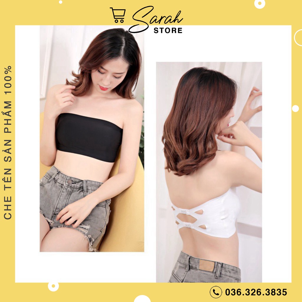 Áo Bra Nữ Quây Ngang Không Dây Đệm Mỏng Dáng Ôm Thoáng Mát 8883