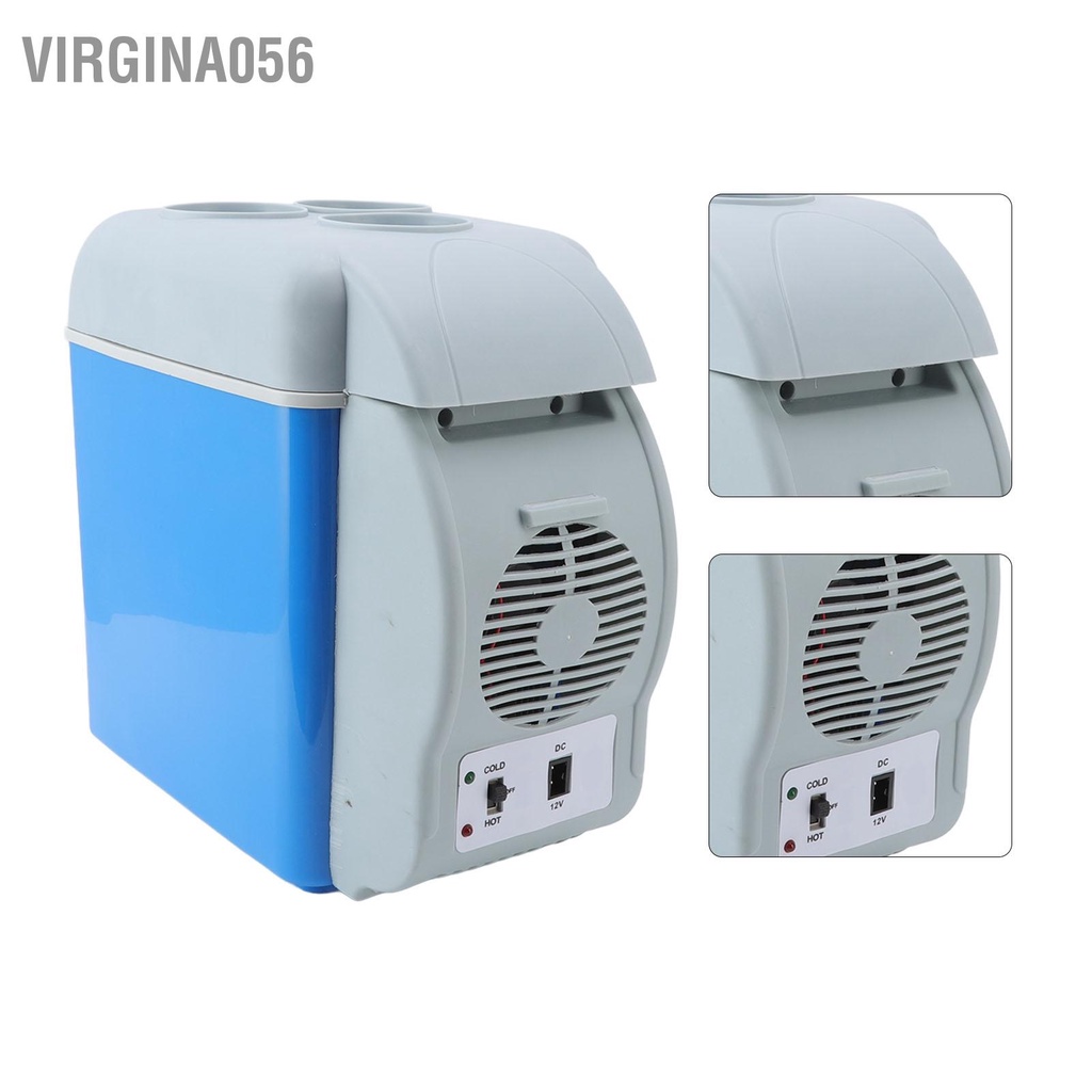 Có thể bán buôn Tủ Lạnh Ô Tô 12V DC Lạnh Ấm Kép Sử Dụng Điện Làm Mát Mùa Hè Làm Lạnh Mini Di Động Tủ Lạnh Ô Tô Virgina056 Hàng giao ngay