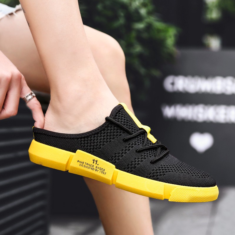 Xăng đan Lưới Cao Su Chống Trượt Thời Trang Mùa Hè Cho Nam