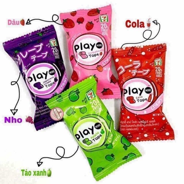 Kẹo play cuộn thái lan