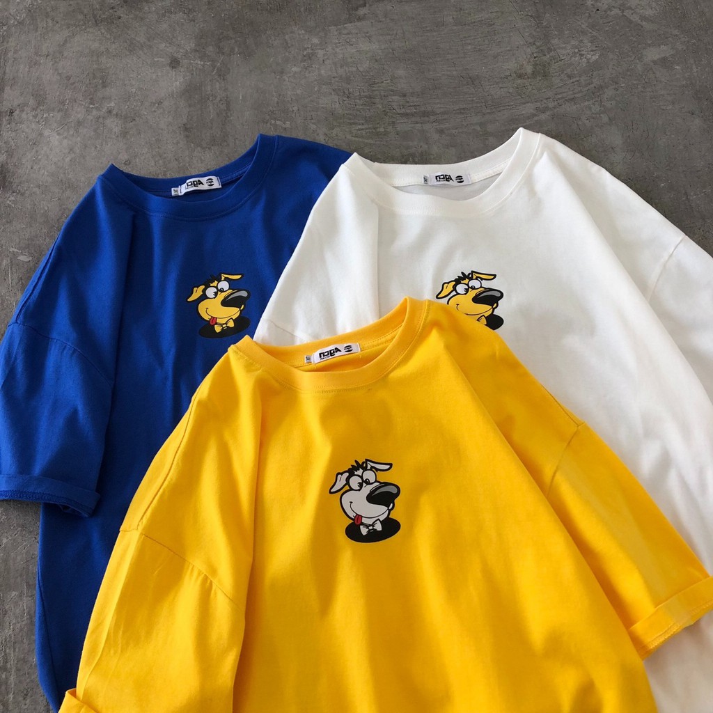 Áo thun tay lỡ form rộng - phông nam nữ cotton oversize - T shirt chú chó a - 2N Unisex | BigBuy360 - bigbuy360.vn