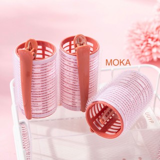 Set 3 lô cuốn tóc tự dính kèm kẹp vịt