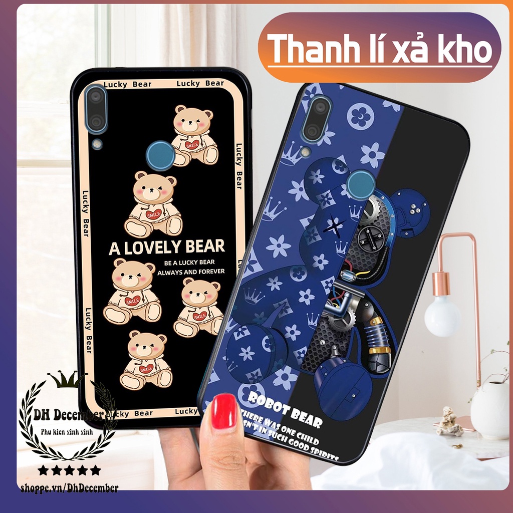 Ốp lưng Huawei Y9 2019 in hình 3D lucky, gấu Brick xinh xắn - KHÔNG NÊN BỎ LỠ