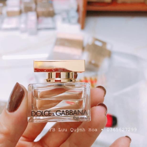 Nước hoa Dolce & Gabbana The one Eau de Parfum 5ml cho nữ . Chuẩn Hãng Thơm Lâu