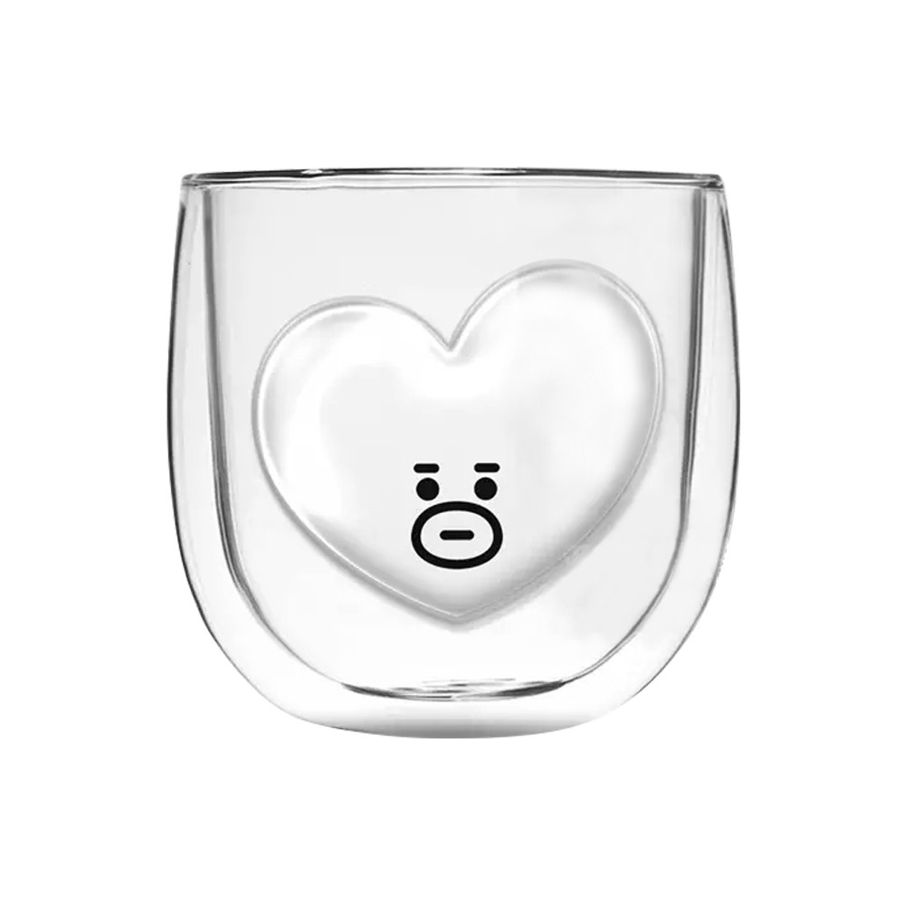 Cốc Thủy Tinh Hình Nhân Vật Bt21 Đáng Yêu