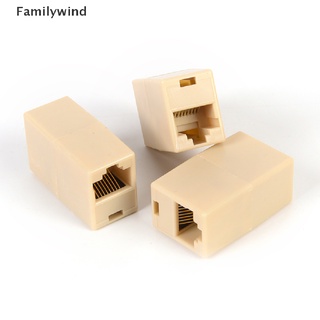 Familywind> RJ45 LAN Ethernet Network Cable Coupler Female Joiner Cat 5e Cat 6 well