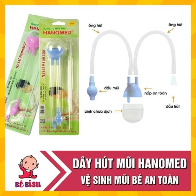 Ống hút mũi hanomed an toàn cho bé