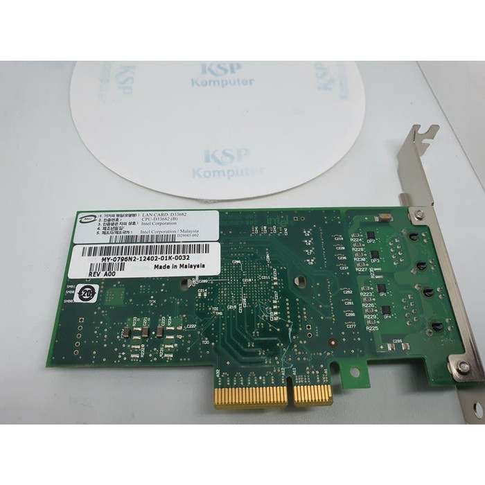 Card Mạng Lan Intel Pro / 1000 Pci-E Gigabit D33682