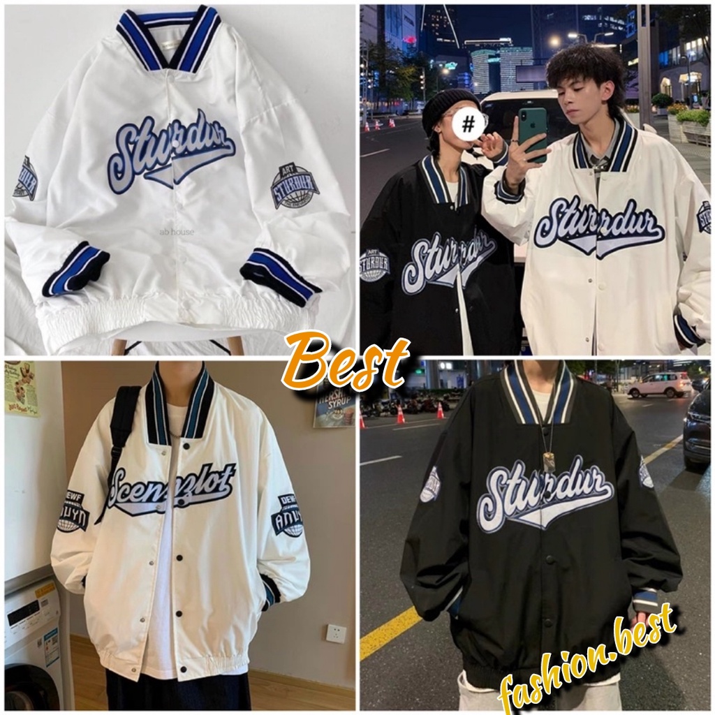 Áo khoác dù 7ZIA nam nữ form rộng Unisex 2 lớp Chống Nắng Siêu Hot ulzzang Jacket Bomber Fashion best