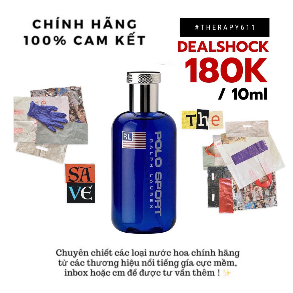..::✨Mẫu thử nước hoa Polo Sport for man (5ml/10ml/20ml) Spray / Chuẩn authentic