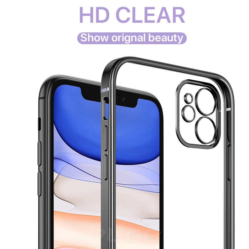 Ốp điện thoại TPU mềm khung vuông cổ điển cho IPHONE 12 PRO MAX 11 PRO MAX X XS MAX XR 7 8 PLUS SE2020 | BigBuy360 - bigbuy360.vn
