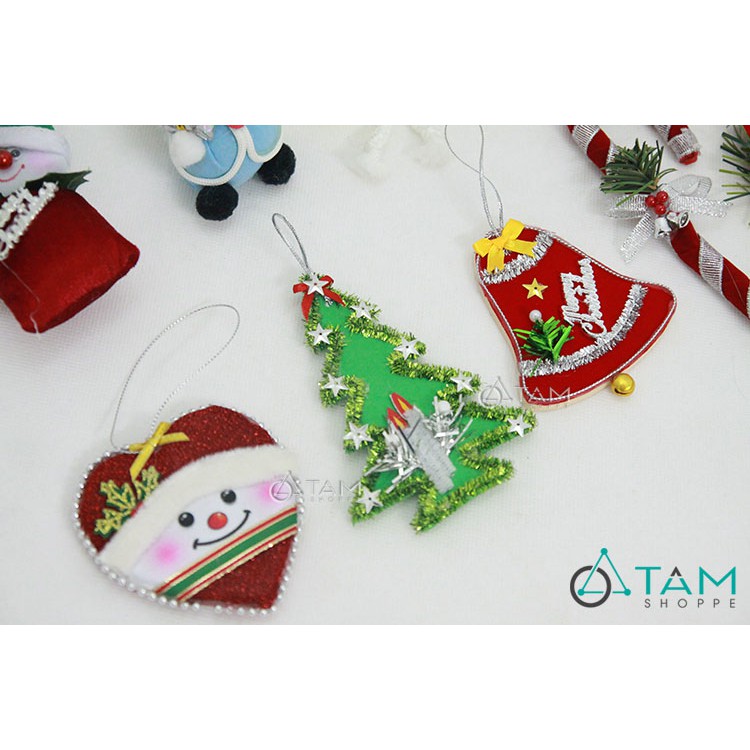 Combo 10 món phụ kiện trang trí Noel handmade XMAS-08