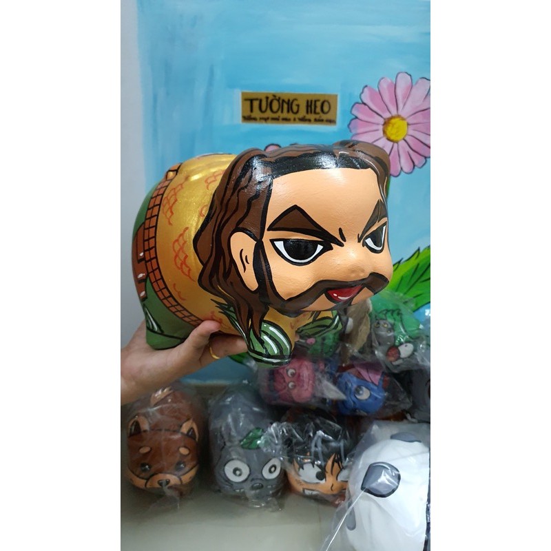 heo đất handmade-Aquaman