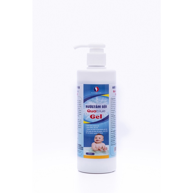 Nước Tắm Gội Quablue Gel Fobe An Toàn Diụ Nhẹ Cho Bé Chai 250ml